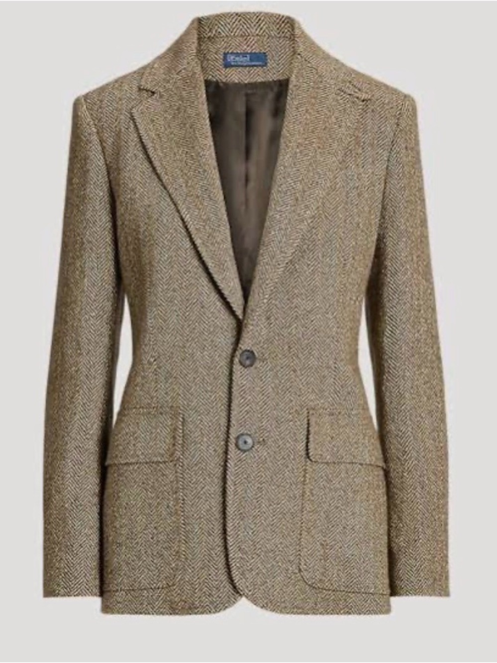 Polo Ralph Lauren Single-Breasted Herringbone Blazer